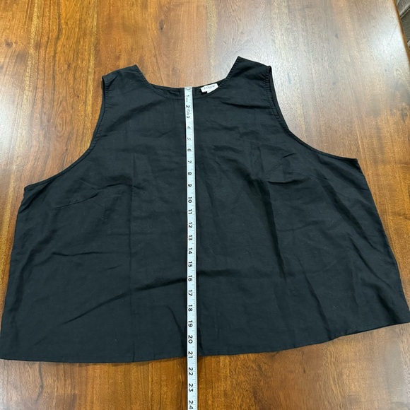 New! J. Crew Factory Linen-blend Button-back Shell Tank Top Size 3X - Picture 8 of 8